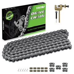 XIKOBY 35-chain 140-link kit for mini bikes supports reliable field maintenance.