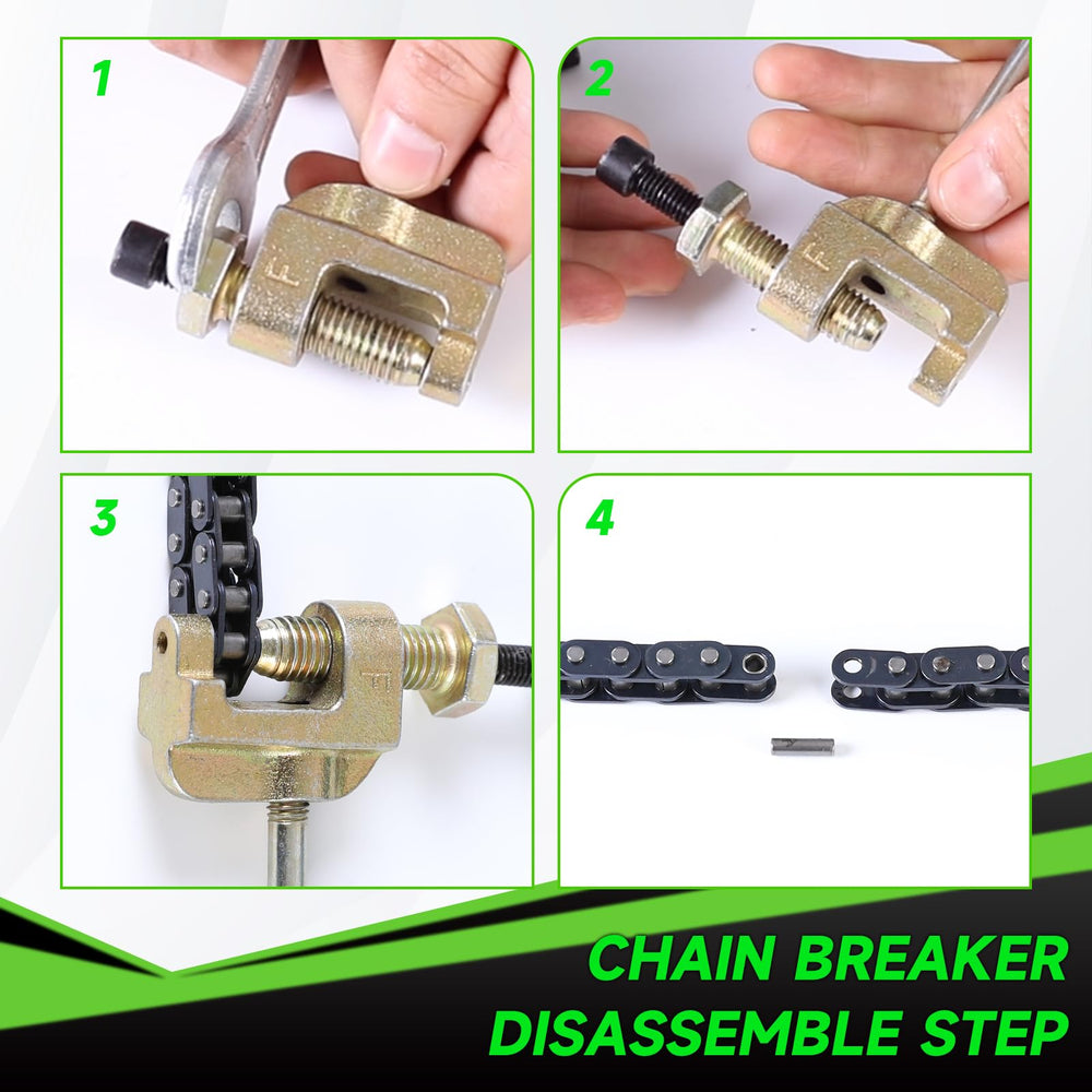 XIKOBY carbon-steel-chain-construction offers durability.