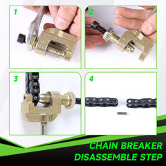 XIKOBY carbon-steel-chain-construction offers durability.