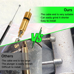 XIKOBY choke cable corrosion resistance closeup presents long service life.