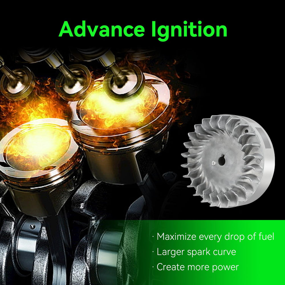 XIKOBY crankshaft key and spark plug are included.