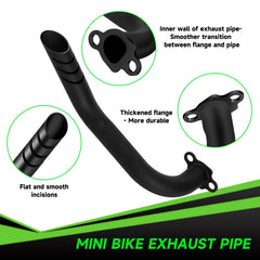 XIKOBY exhaust hardware with mounting fittings for secure installation.