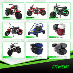 XIKOBY OHV clone engine compatibility expands upgrade options for mini bikes and karts.
