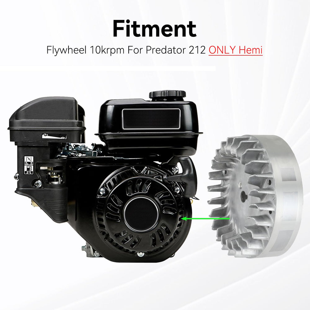 XIKOBY 10,000 RPM flywheel boosts throttle response and smoother revs.