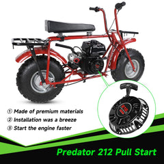 XIKOBY pull start for 196cc 6.5hp engine enables easier starts