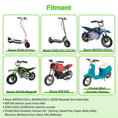 XIKOBY Razor MX350 compatibility guide shows fitment options.