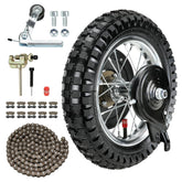 XIKOBY rear wheel assembly for Razor MX350 MX400 enhances traction and stability