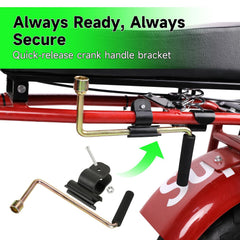 XIKOBY wind-up starter compatible with Predator and Harbor Freight engines.