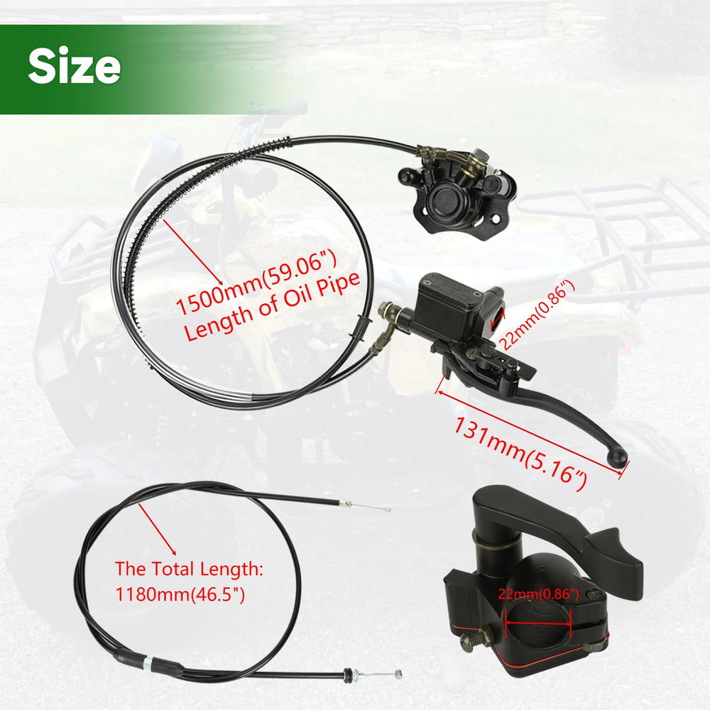 XIKOBY ATV throttle cable for responsive acceleration and easy install