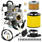 XIKOBY TRX350 carburetor kit front view enhances cold starts and performance