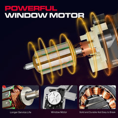 XIMAKA 2-pin motor regulator supports seamless power window control.