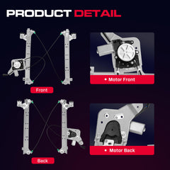 XIMAKA Chevrolet Avalanche rear window regulator for smooth movement
