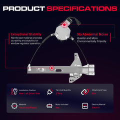 XIMAKA 2014-2016 Impala Limited regulator fit facilitates reliable power windows.