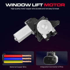 XIMAKA Oldsmobile Intrigue front-left regulator with motor for reliable window raise and lowering