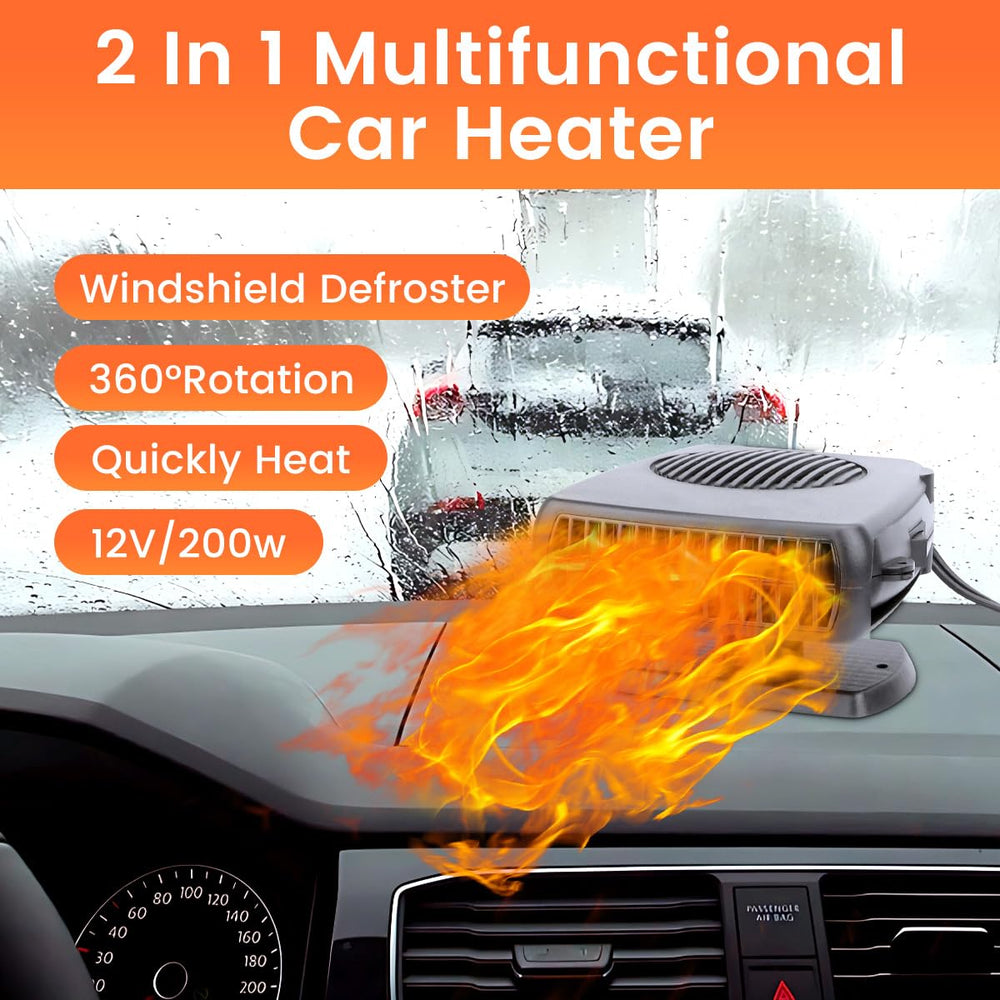 Xximuim 360-rotatable defroster nozzle enables precise wind direction for clear windows.
