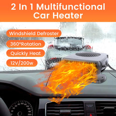 Xximuim 360-rotatable defroster nozzle enables precise wind direction for clear windows.