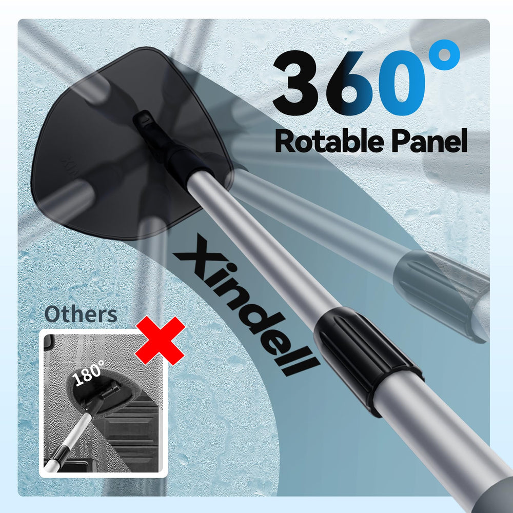 XINDELL reusable microfiber pads deliver streak-free glass with fewer wipes