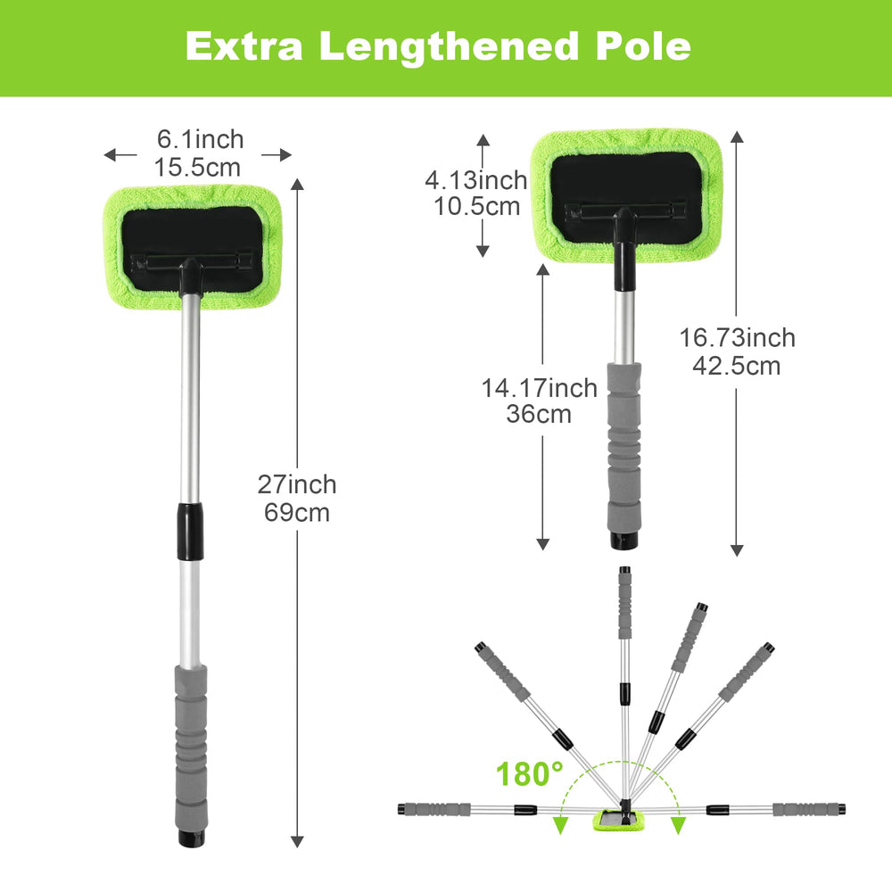 XINDELL multi-purpose tool cleans car glass and home surfaces with ease.