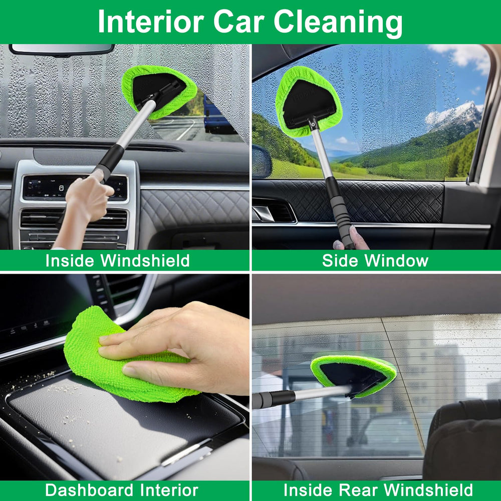 XINDELL Windshield Cleaner Tool anti-slip handle offers comfortable grip.