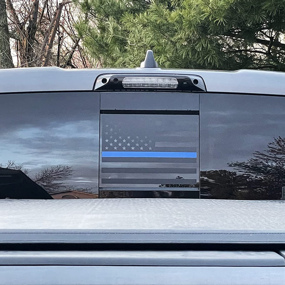 Xinghe patriotic truck decal enhances vehicle style with subtle flair