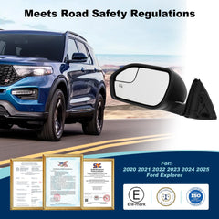 Xingsichuang black texture cover mirror for factory-like look