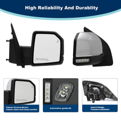 Xingsichuang FL3Z17682PB mirror with turn signal enhances signaling visibility