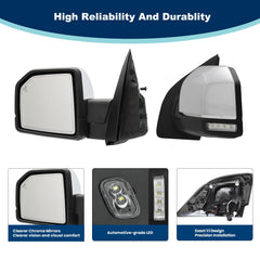 Xingsichuang heated mirror provides quick defrost during cold weather.
