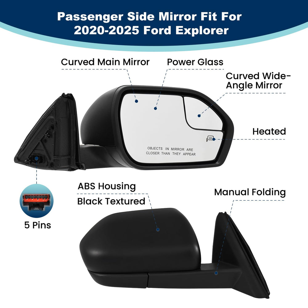 Xingsichuang heated power-glass mirror enhances visibility in cold or rainy weather.