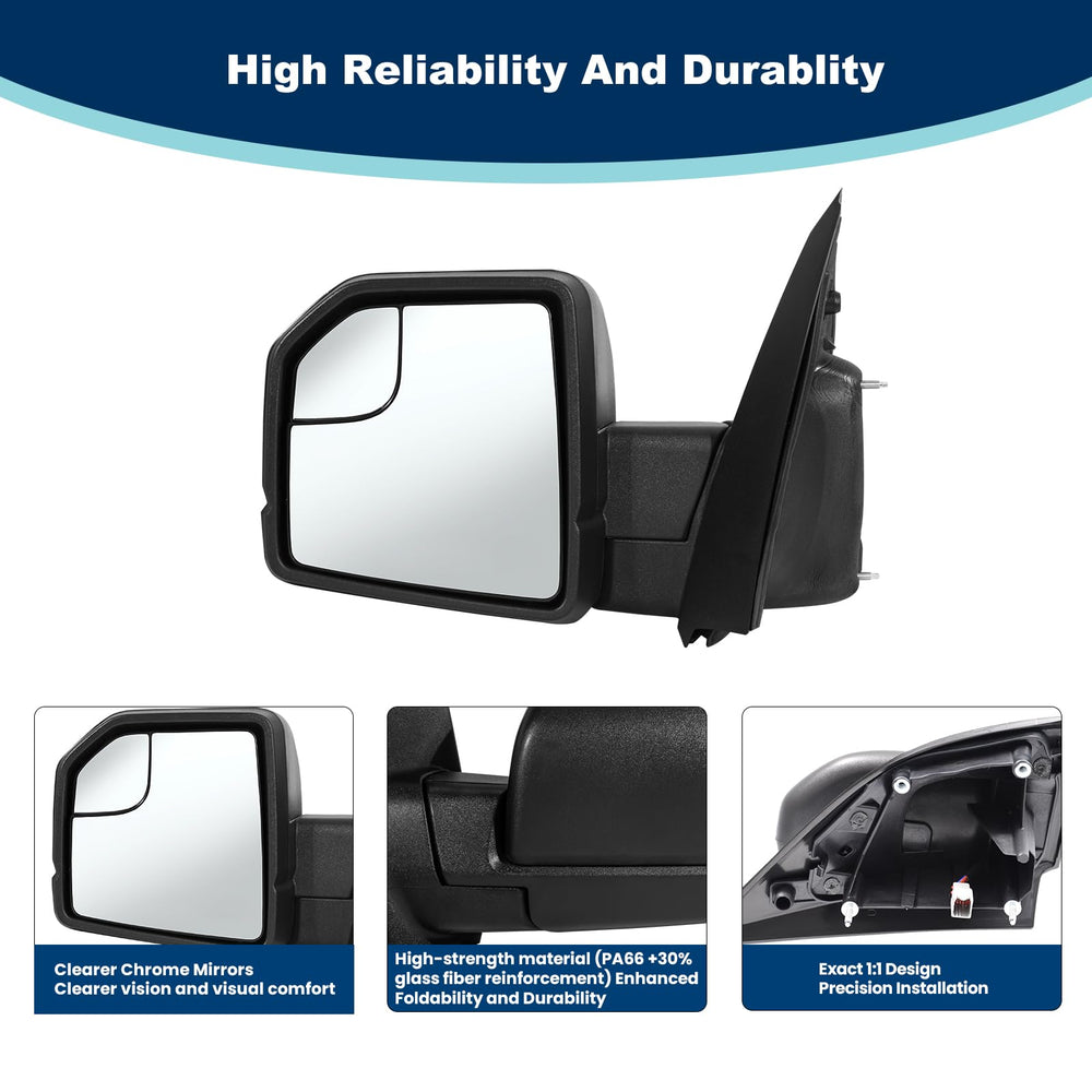 Xingsichuang power glass with manual folding mechanism for convenient adjust
