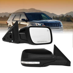 Xingsichuang right passenger mirror for Ford Explorer 2011-2019 with heated glass improves visibility in cold weather