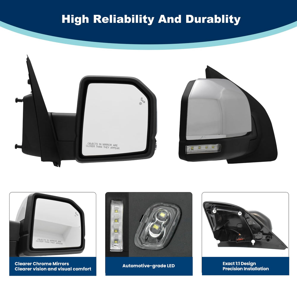 Xingsichuang mirror with turn signal enhances signalling for other road users