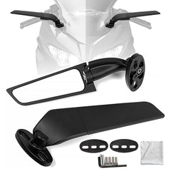 XINGWU motorcycle mirrors front view for improved rear awareness.