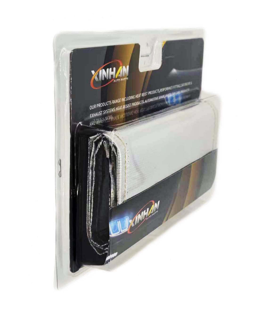 Xinhan non-conductive strap-on heat shield enabling quick secure installation
