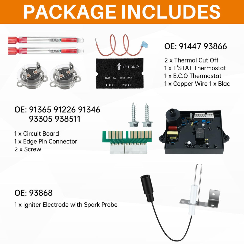 XINSTCO thermostat kit helps regulate water temperature for comfort.