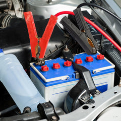 XIOGZAXI alligator clamps for heavy-duty battery charging tasks.