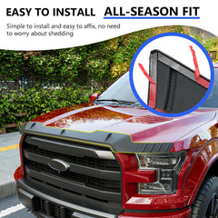 Xipoo Hood Deflector close-up highlights flexible TPE material and durability