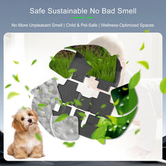 Xipoqix velcro-backed mats enable simple secure installation.