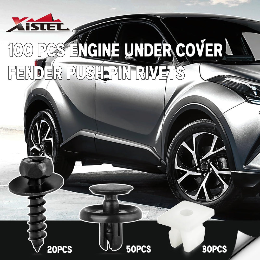 Xislet front bumper support grommets keep trim panels securely in place on the road.