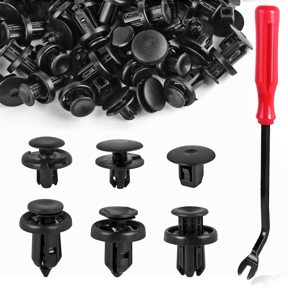 Xislet 130-piece Honda fender liner clips kit for DIY repairs.