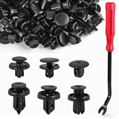 Xislet 130-piece Honda fender liner clips kit for DIY repairs.
