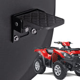 Xislet ATV foot rest pair in metal with non-slip tread for secure rear passenger support.