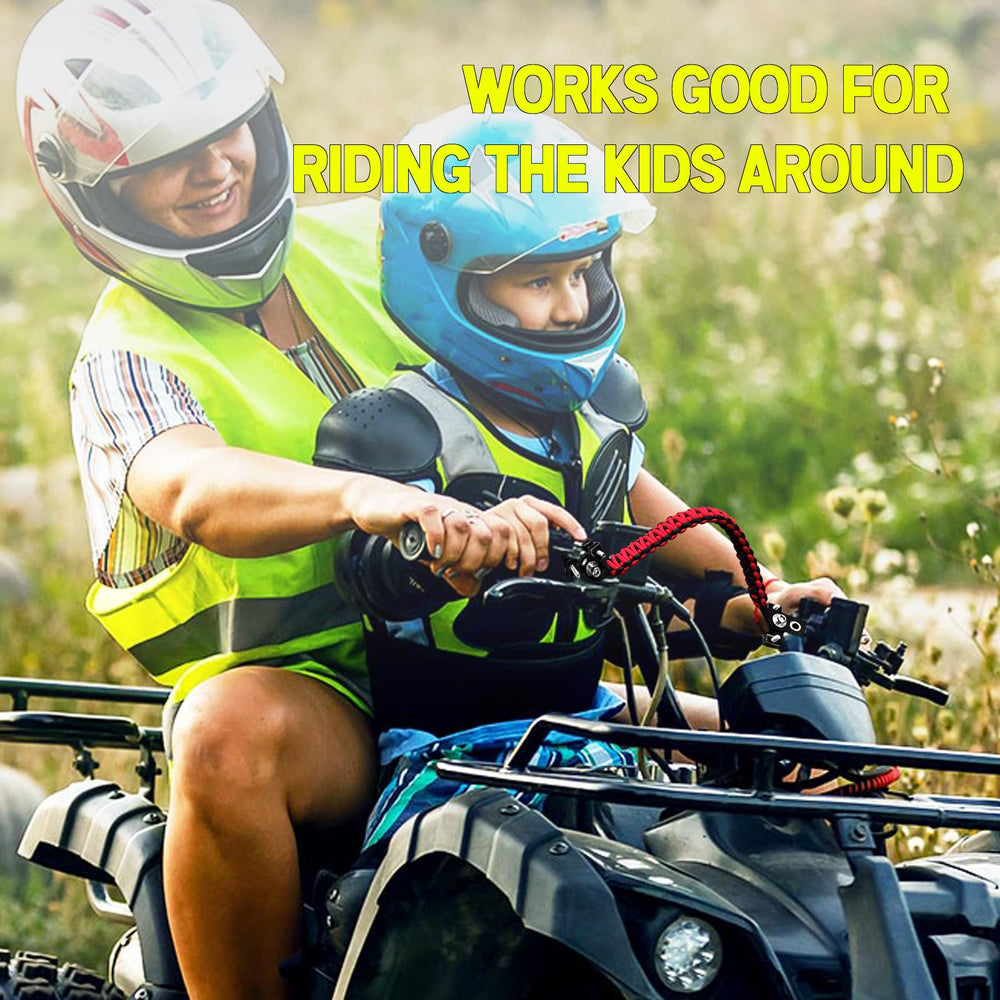 Kids enjoy a steadier ride with the Xislet paracord grip