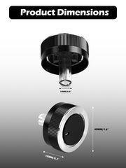 Xislet knobs replace temperature, mode, and blower controls for uniform touchpoints.