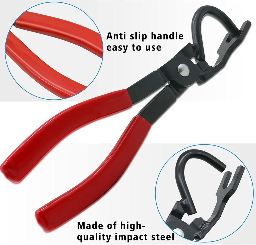 XiTuanYuan 38350 tool for brackets removal demonstrates practical use during exhaust work