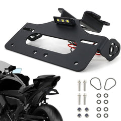 Xitomer tail tidy MT-07 FZ-07 bracket with clean rear profile.