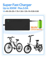 XIUWK direct connection to 52V Li-ion batteries without an adapter.
