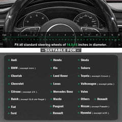 Xizopucy elegant car interior with bling cover emphasizes luxury look and refined feel