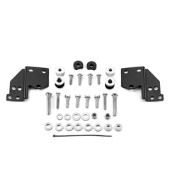 XJMOTO docking points closeup showing durable mounting interface for detaching accessories.