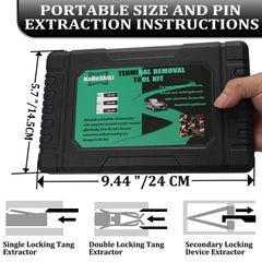 XLWJBES rubber-textured handles provide comfortable grip during connector repairs