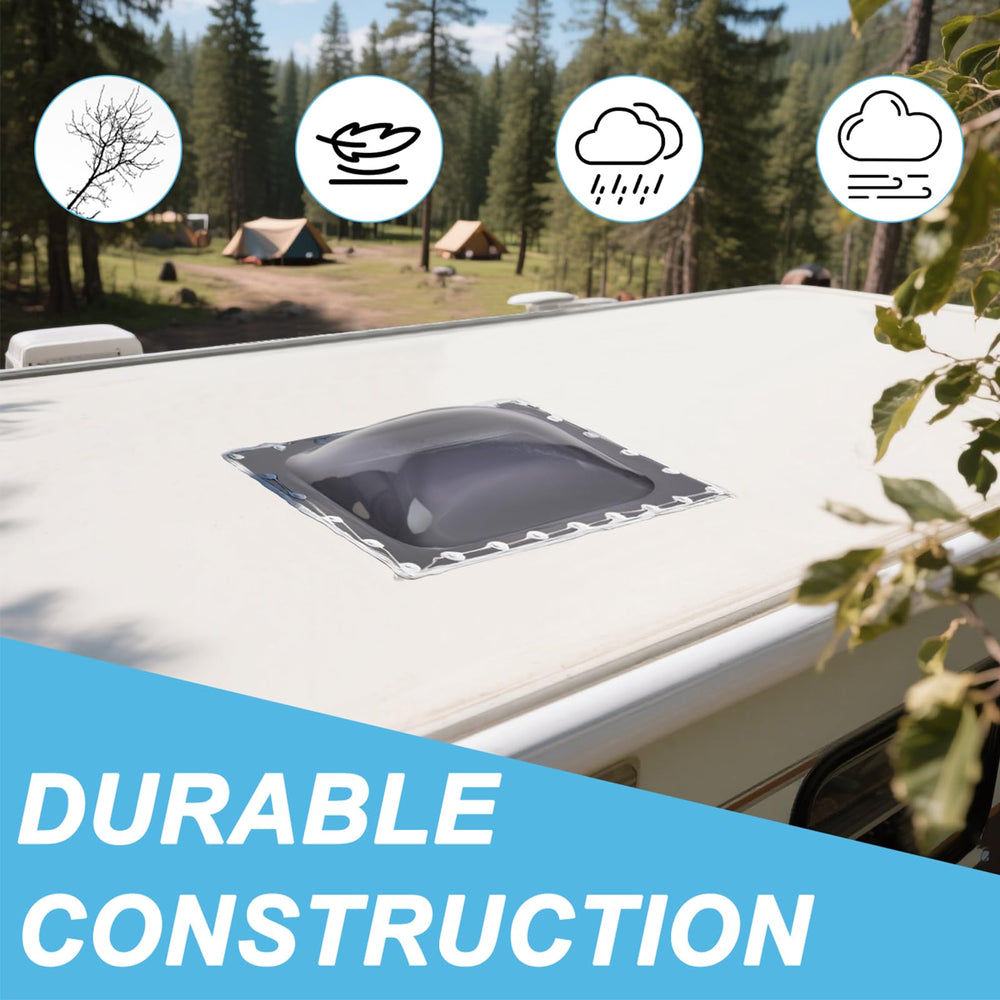 XMK RV skylight white option maximizes brightness and clarity